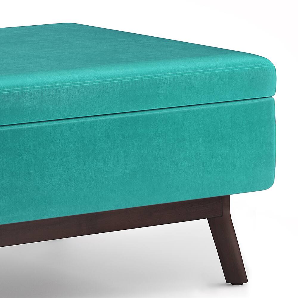 Aqua on sale storage ottoman