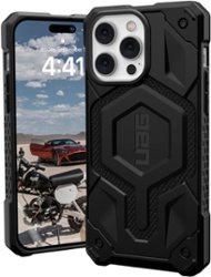 UAG - Monarch Series Case with Magsafe for iPhone 14 Pro Max - Kevlar Black - Front_Zoom