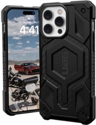 UAG - Monarch Series Case with Magsafe for iPhone 14 Pro Max - Carbon Fiber - Front_Zoom