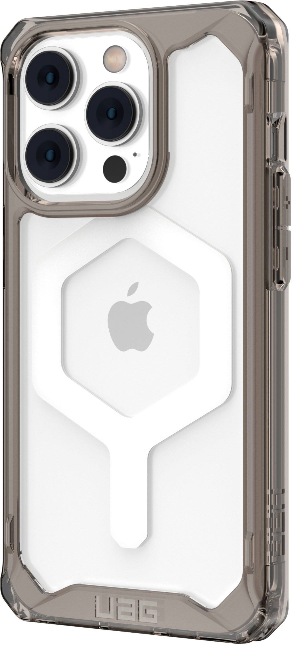 Left. UAG - Plyo Series Case with Magsafe for iPhone 14 Pro - Ash.