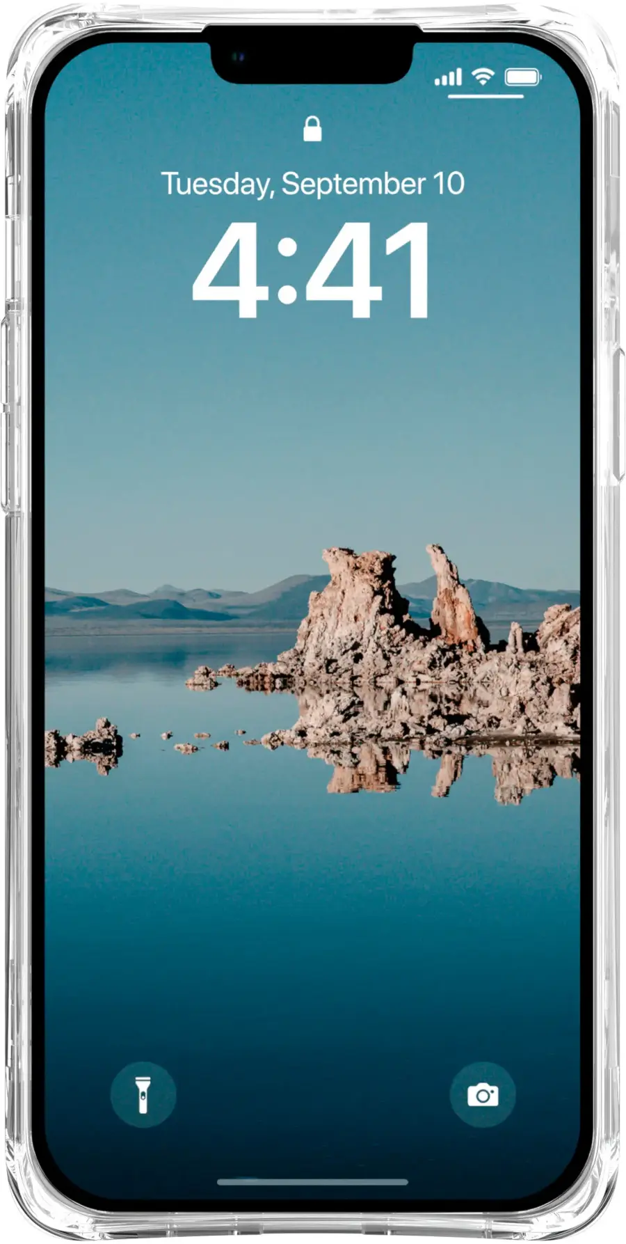 Alt View 11. UAG - Plyo Series Case with Magsafe for iPhone 14 Plus 2022 - Ice.