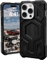 UAG - Monarch Series Case with Magsafe for iPhone 14 Pro - Kevlar Black - Front_Zoom