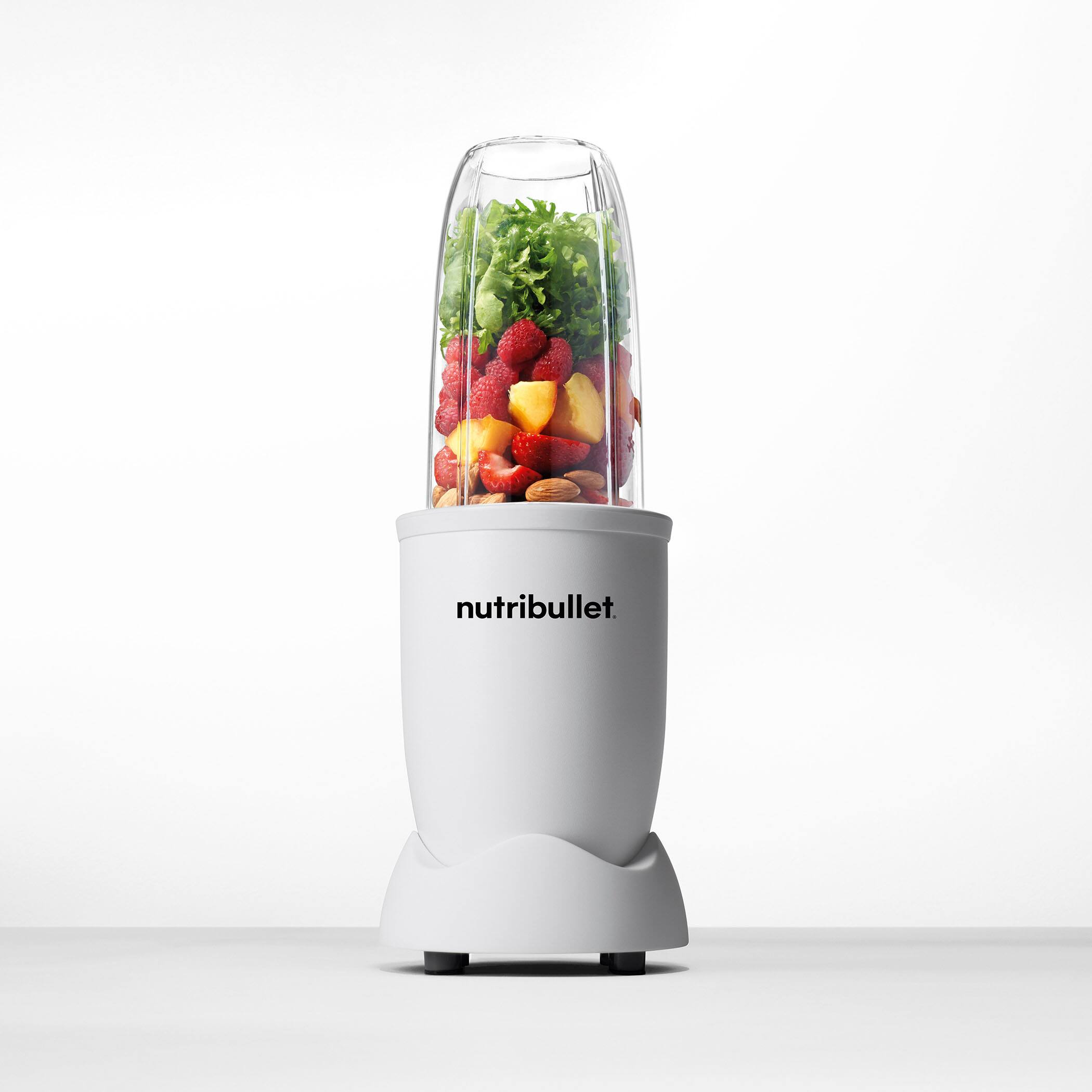 Alt View 18. NutriBullet - Pro 900 Watt Personal Blender NB9-0901AW - Matte White.