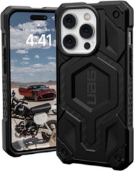 UAG - Monarch Series Case with Magsafe for iPhone 14 Pro - Carbon Fiber - Front_Zoom