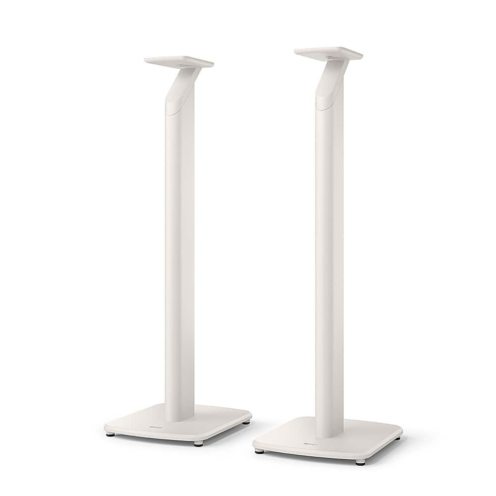 KEF - S1 Floor Stand Pair - White - Front_Zoom