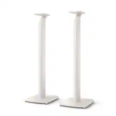 Front. KEF - S1 Floor Stand Pair - White.
