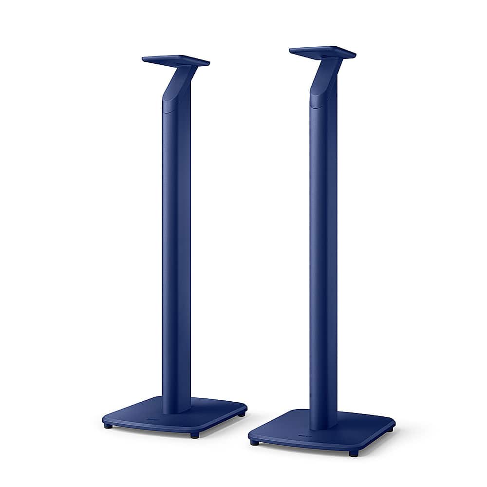 KEF - S1 Floor Stand Pair - Blue - Front_Zoom