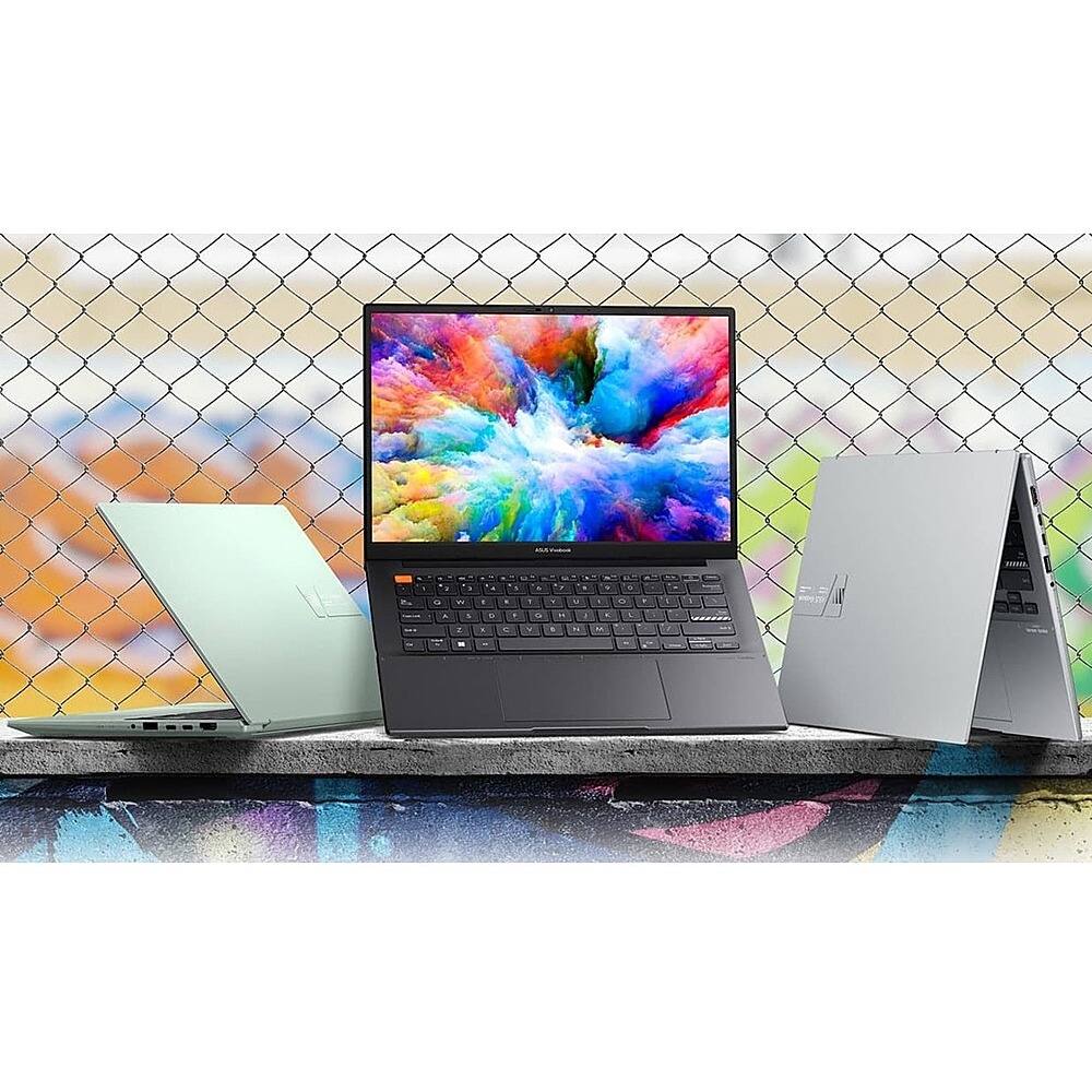 Alt View 28. ASUS - Vivobook Pro 14 OLED K3402 14" Laptop - Intel Core i7 - 16 GB Memory - 512 GB SSD - Indie Black.