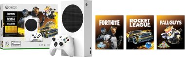 Microsoft - Xbox Series S 512 GB Console – Gilded Hunter Bundle (Disc-Free Gaming) - White - Front_Zoom