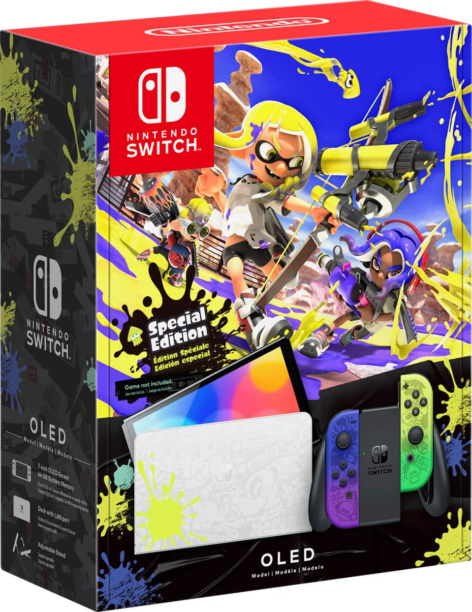 Customer Reviews: Nintendo Switch – OLED Model Splatoon 3 Special Edition  Multi HEGSKCAAA - Best Buy