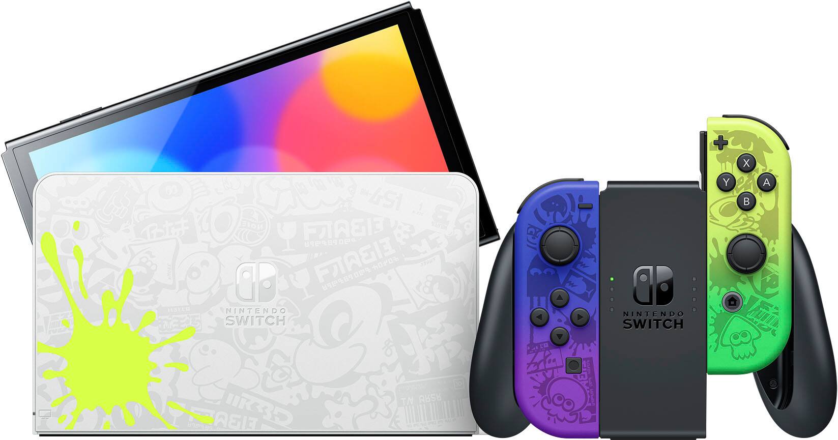 Alt View 11. Nintendo - Switch – OLED Model Splatoon 3 Special Edition - Multi.