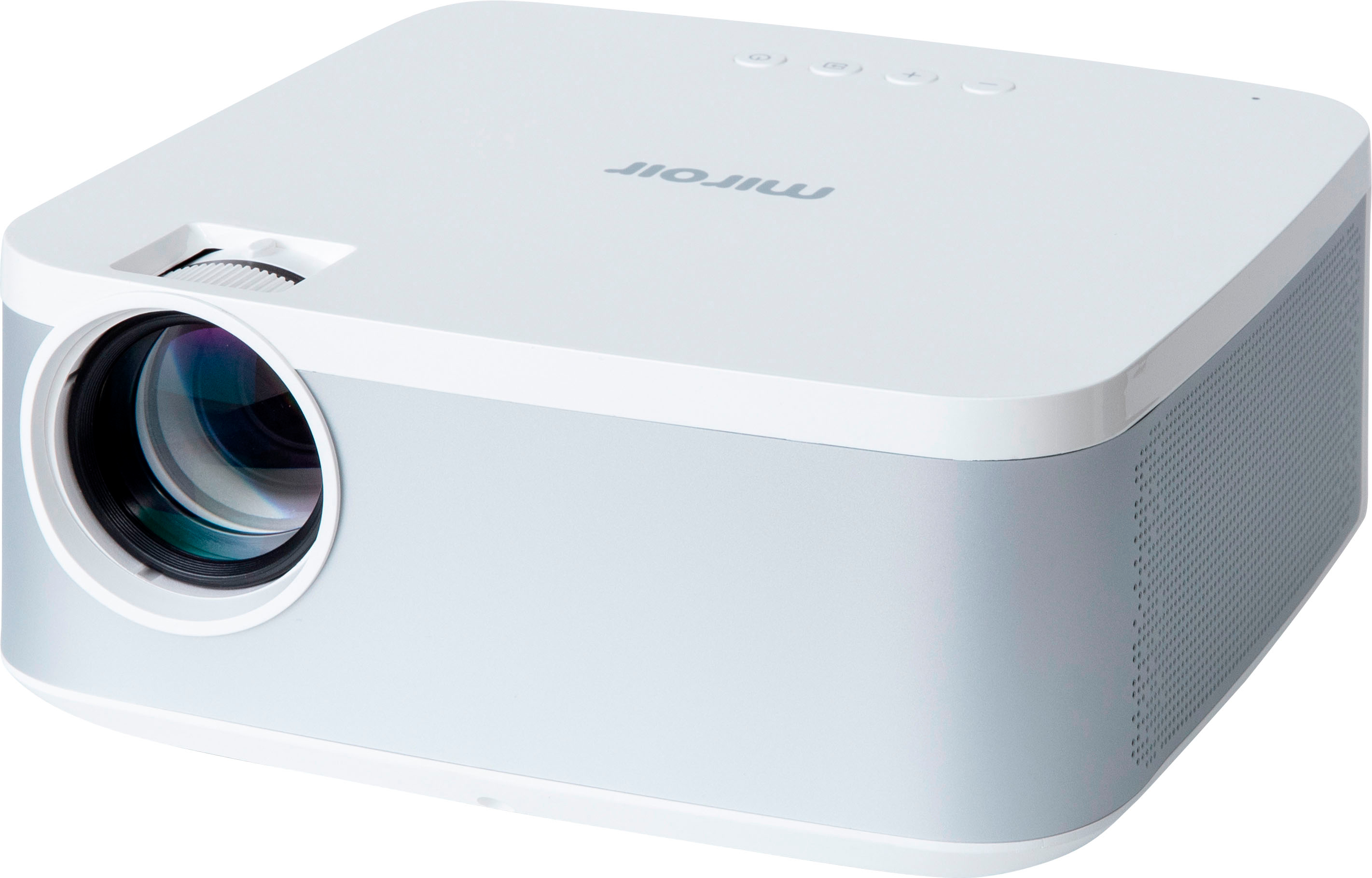 Angle View: Miroir - L500S Wireless Projector with SYNQ TV - White