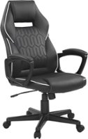 Insignia™ - Essential PC Gaming Chair - Black - Front_Zoom