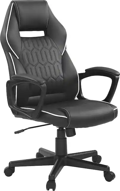 Insignia Essential PC Gaming Chair Black NS PCGV30 Best Buy