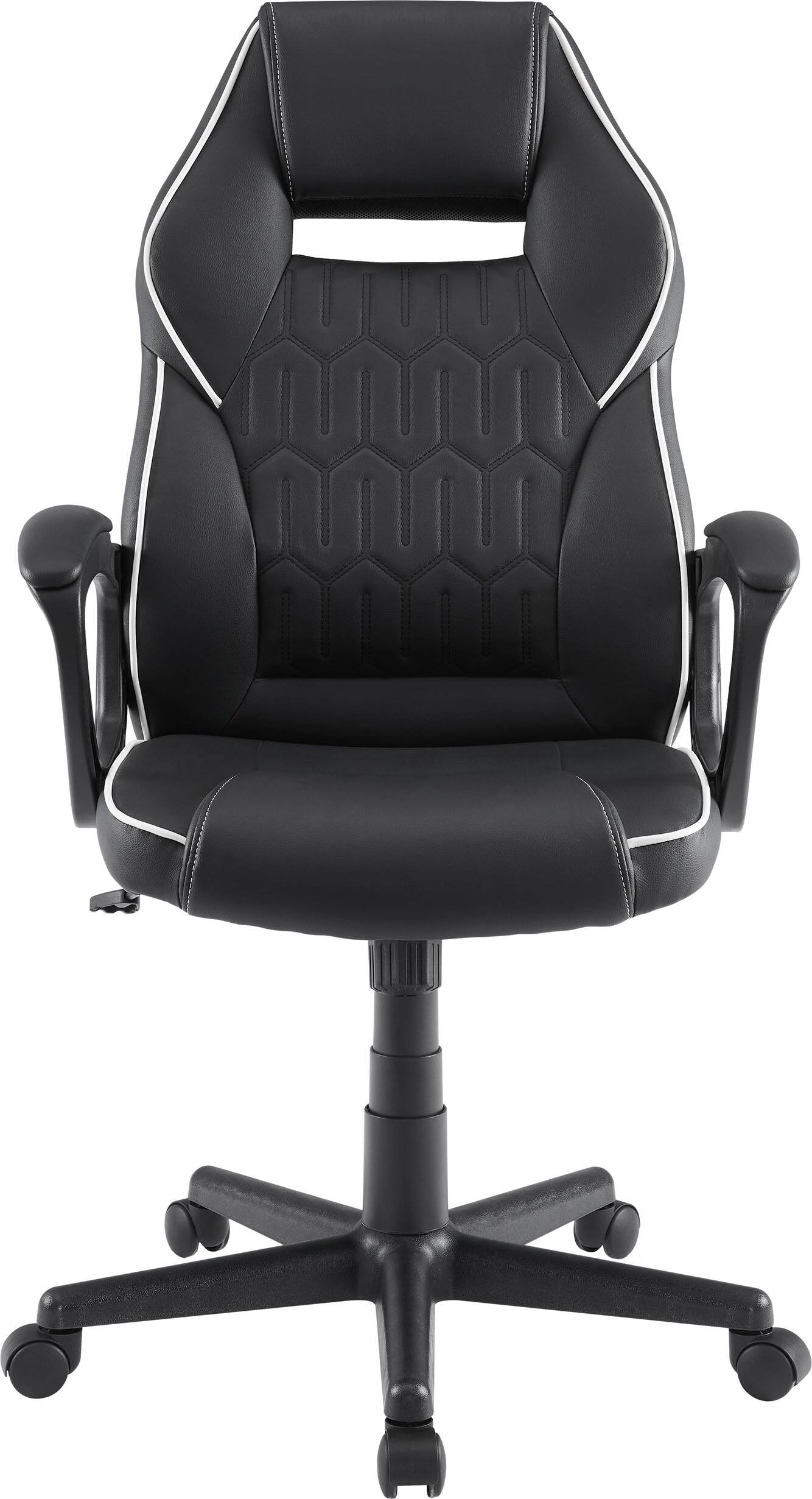 Left. Insignia™ - Essential PC Gaming Chair - Black.