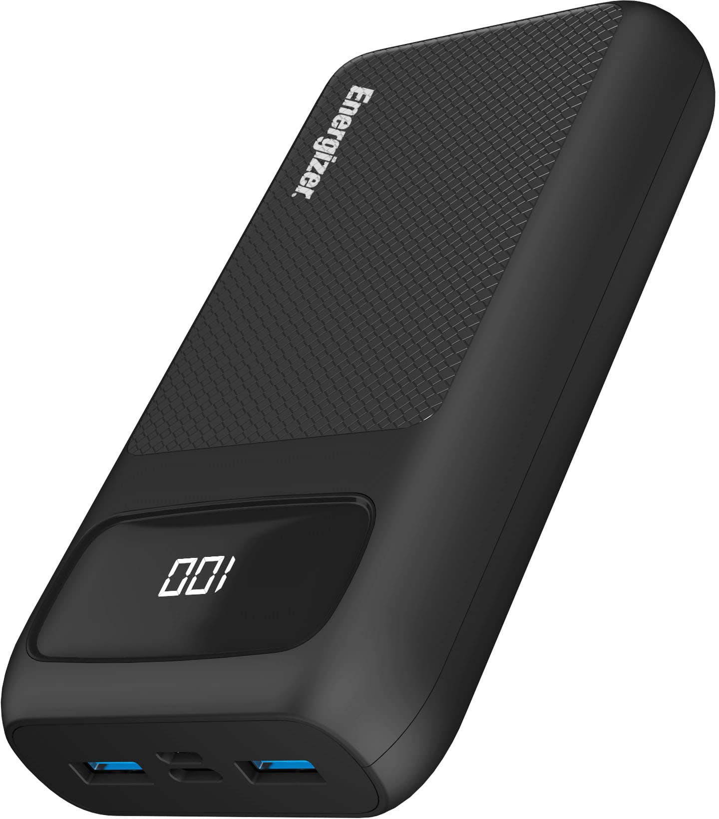 Alt View 11. Energizer - Ultimate Lithium 20,000 mAh 3-Port 22.5W Fast PD USB-C Universal Portable Battery Charger Power Bank with LCD Display - Black.