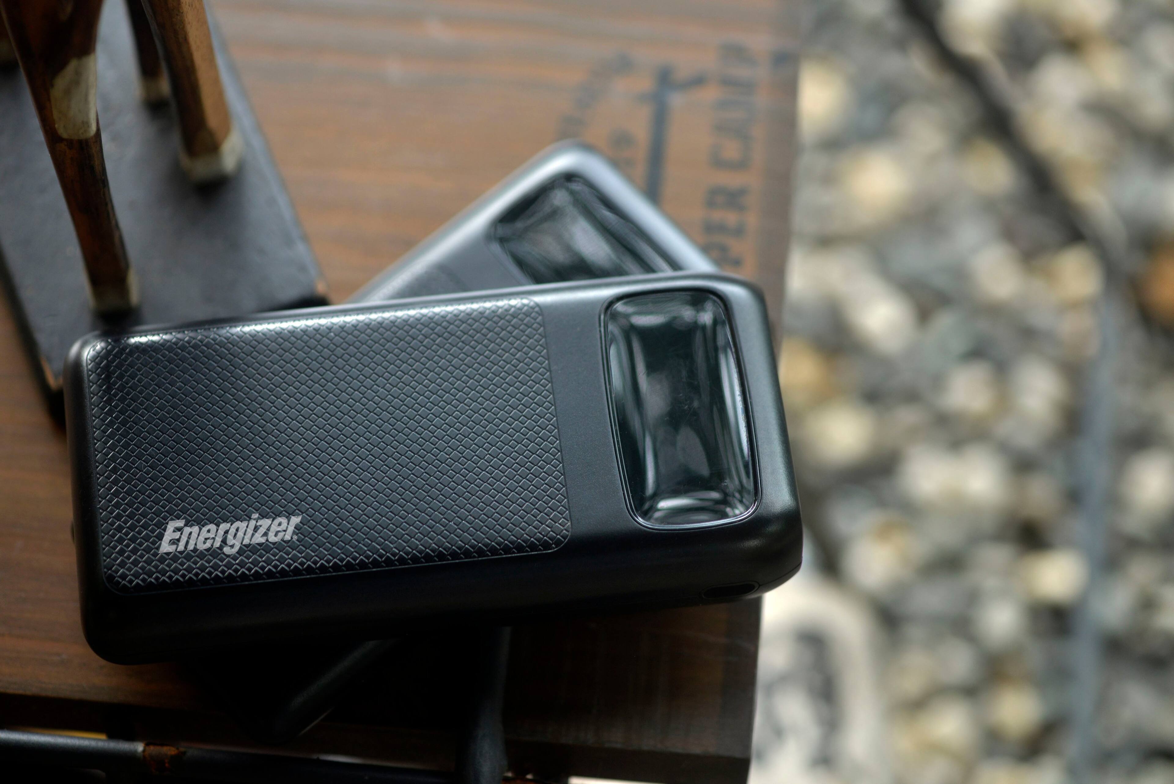 Alt View 20. Energizer - Ultimate Lithium 20,000 mAh 3-Port 22.5W Fast PD USB-C Universal Portable Battery Charger Power Bank with LCD Display - Black.