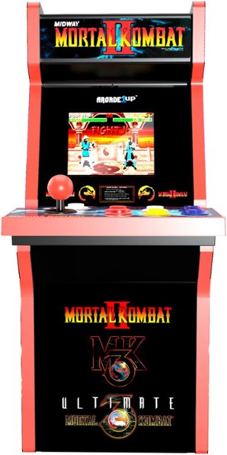Front Zoom. Arcade1Up - Mortal Kombat Collectorcade 1 Player.