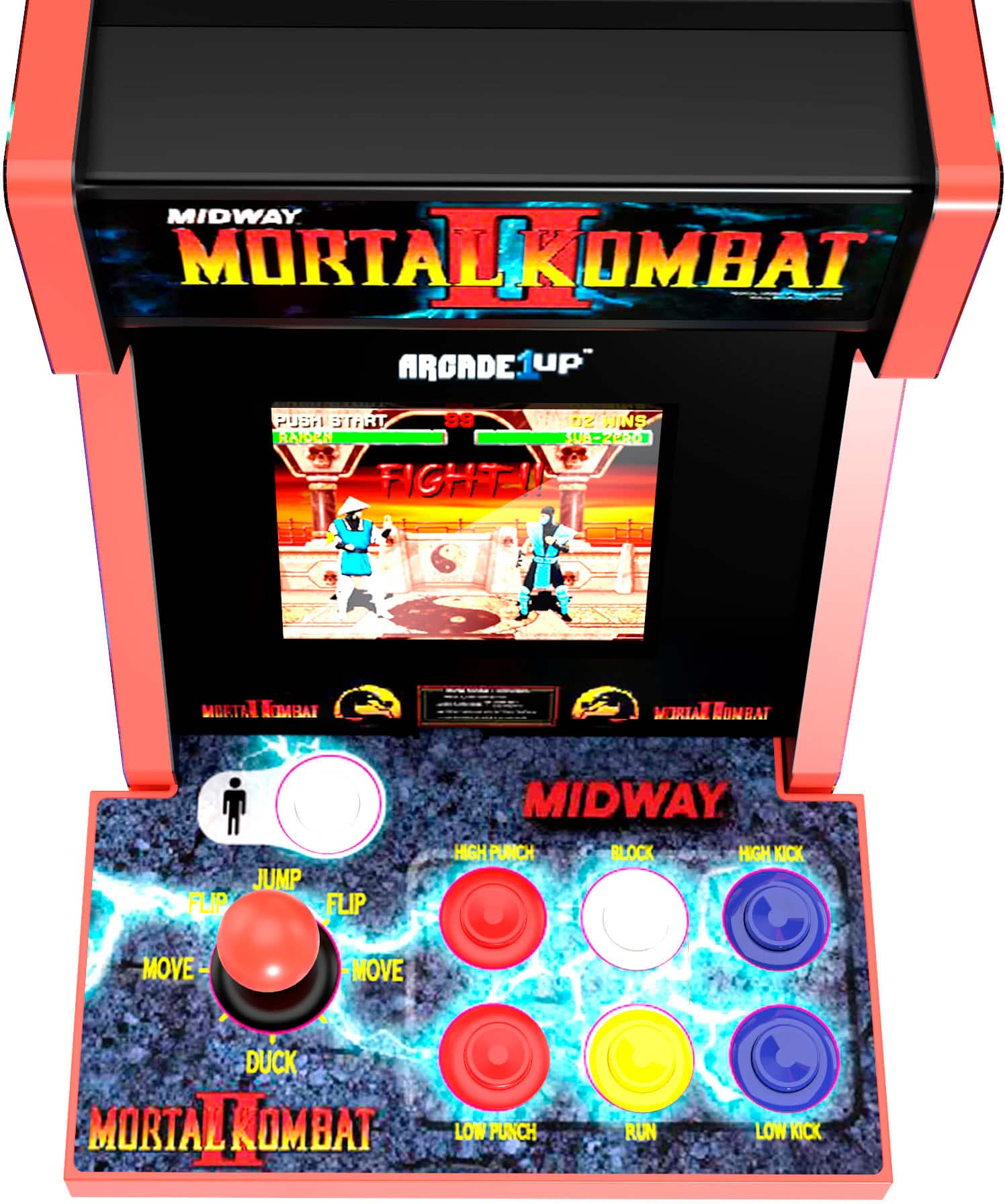 Arcade1Up Mortal Kombat II Deluxe Arcade Game Black MKB-A-303711 - Best Buy