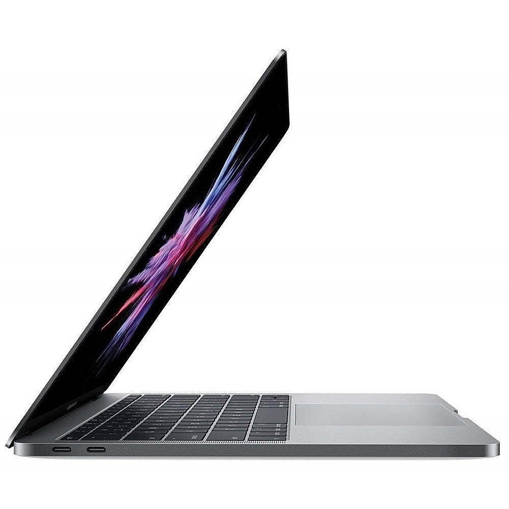 Left View: Apple - MacBook Pro - 13" Display with Touch Bar - Intel Core i7 - 8GB Memory - 1TB SSD - Silver