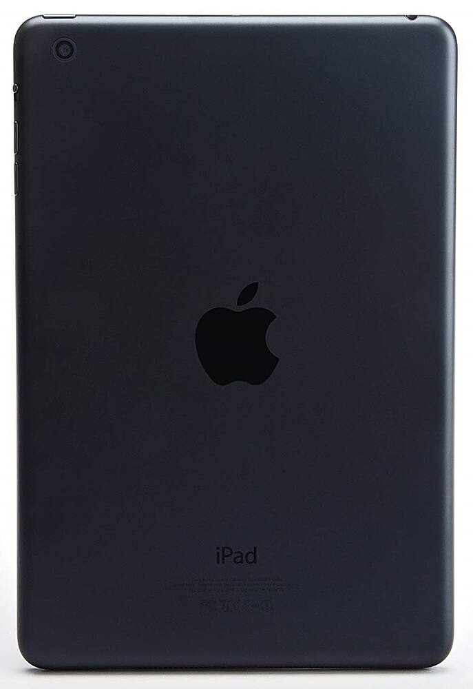 Angle View: Apple - Pre-Owned iPad Mini 64GB Wi-Fi Tablet w/ 5MP Camera - Black/Slate