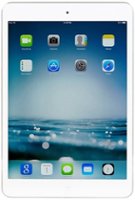 Apple - Pre-Owned iPad Mini 2 32GB with Retina Display Wi-Fi Tablet - White/Silver - Front_Zoom