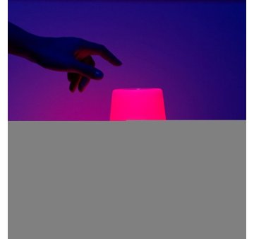 Left. Hatch - Rest+ 2nd Gen All-in-one Sleep Assistant, Nightlight & Sound Machine with Back-up Battery - White.