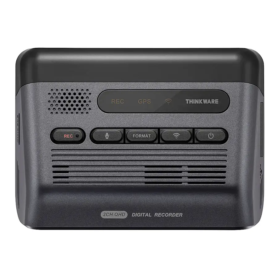 Alt View 13. THINKWARE - Q1000 Front & Rear 2K Dash Cam - Black.