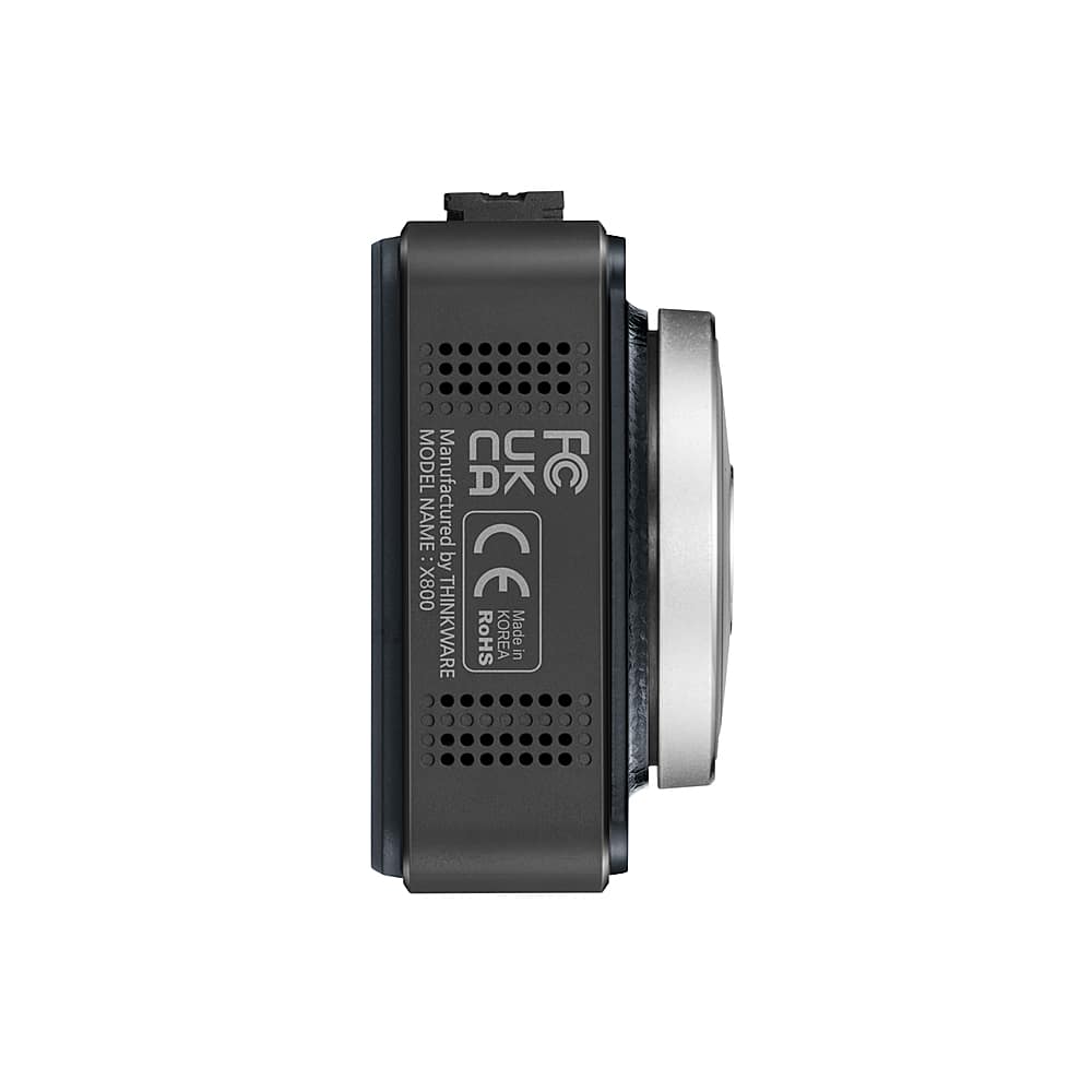Alt View 11. THINKWARE - X800 2K Front & FHD Rear Dash Cam Bundle - Black.