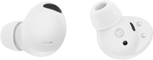 Samsung - Geek Squad Certified Refurbished Galaxy Buds2 Pro True Wireless Earbud Headphones - White - Front_Zoom