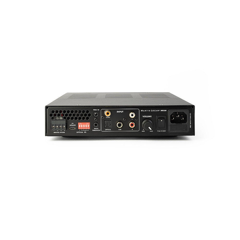 Back View: MartinLogan - 500W 2.0-Ch Multi-Purpose Stereo/Bridgeable DSP Power Amplifier - Black