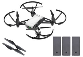 Ryze Tech - Geek Squad Certified Refurbished Tello Boost Combo Quadcopter - White And Black - Front_Zoom