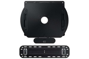 Samsung - Auto-Rotating Wall Mount  Fits 55” & 65” TV - Black - Front_Zoom