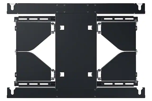 Front. Samsung - Full Motion Slim Wall Mount Fits 82" & 85" TV - Black.