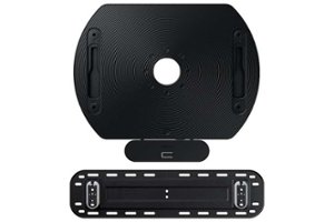 Samsung - Auto-Rotating Wall Mount  Fits 43” –55” TV - Black - Front_Zoom