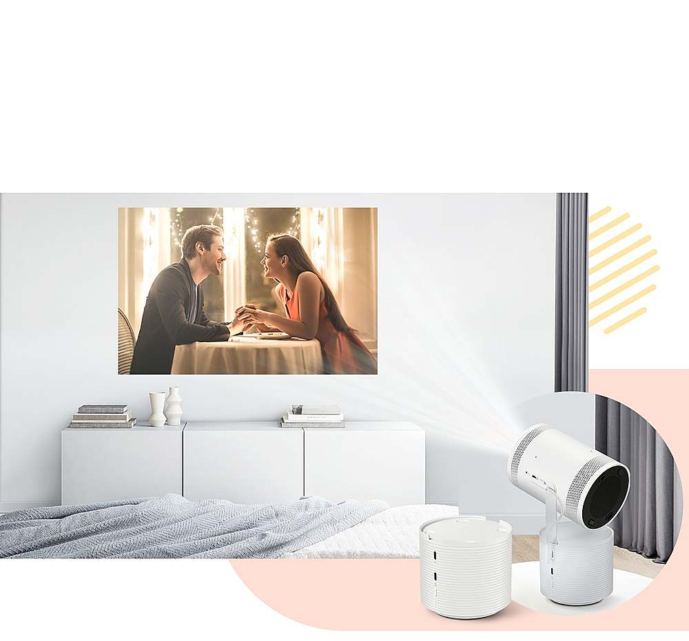 Alt View 13. Samsung - The Freestyle Battery Base - White.