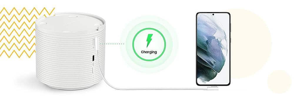 Alt View 14. Samsung - The Freestyle Battery Base - White.