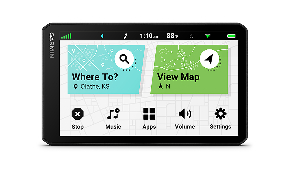 Garmin DriveCam 76, Large, Easy-to-Read 7 GPS Car Navigator, Built-In Dash Cam