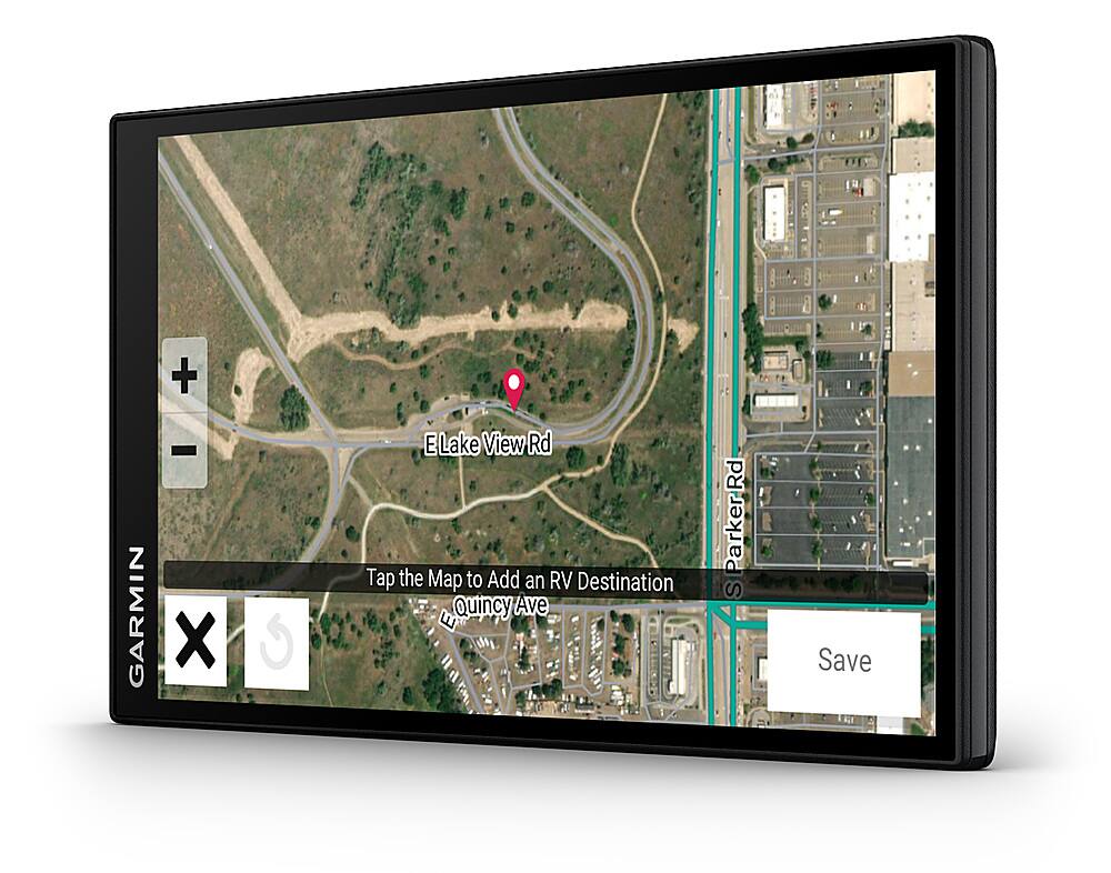 Left. Garmin - RV 795 7" RV GPS Navigator - Black.