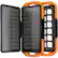 Front. ToughTested - Switchback 10,000 mAh Portable Charger for Most USB-Enabled Devices - Black.