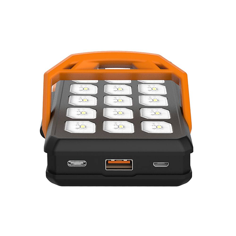 Alt View 1. ToughTested - Switchback 10,000 mAh Portable Charger for Most USB-Enabled Devices - Black.