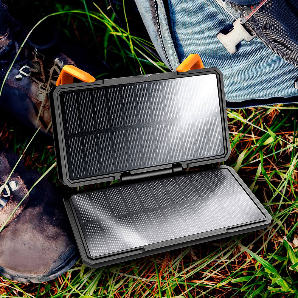 Alt View 12. ToughTested - Switchback 10,000 mAh Portable Charger for Most USB-Enabled Devices - Black.