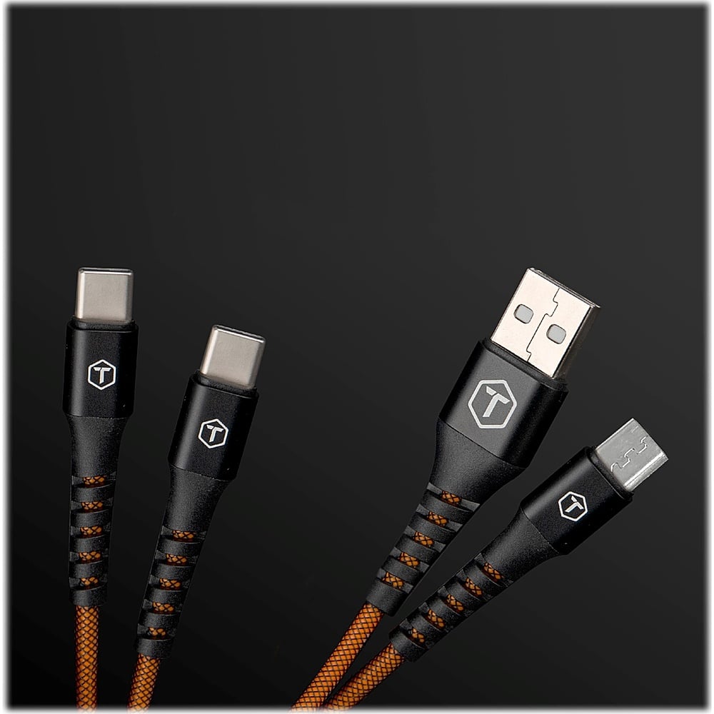 Alt View 14. ToughTested - Solar24 24,000 mAh Portable Charger for Most USB-Enabled Devices - Black.