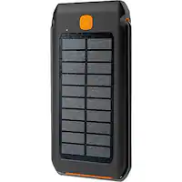 ToughTested - LED10 10,000 mAh Portable Charger for Most USB-Enabled Devices - Black - Front_Zoom