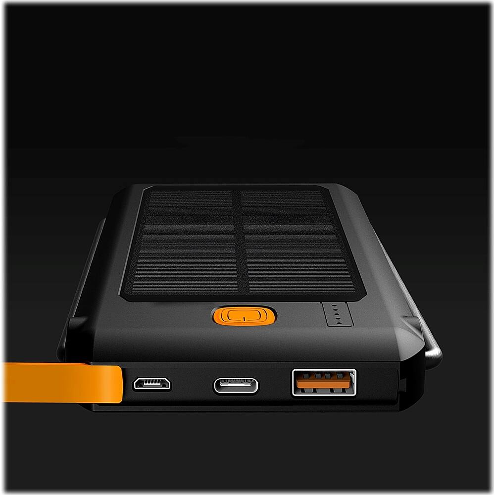 Alt View 14. ToughTested - LED10 10,000 mAh Portable Charger for Most USB-Enabled Devices - Black.