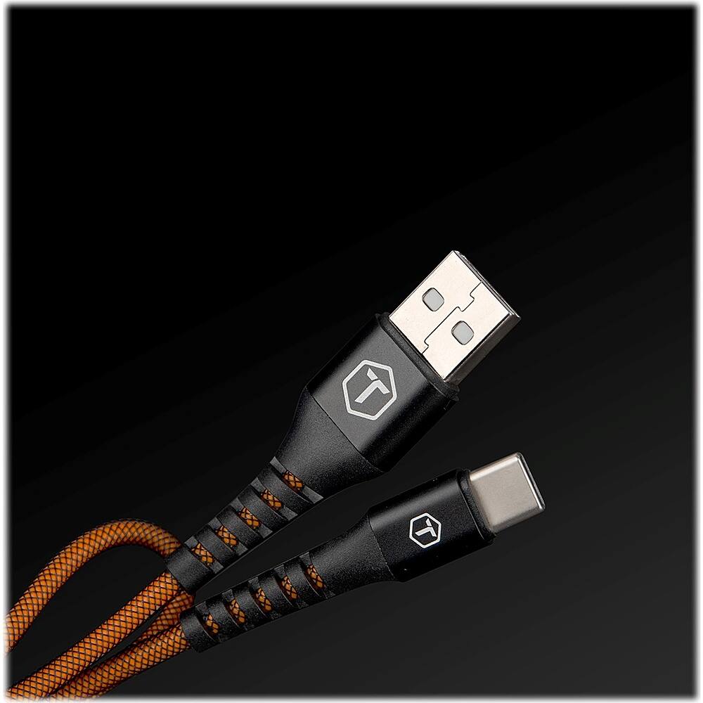 Alt View 16. ToughTested - LED10 10,000 mAh Portable Charger for Most USB-Enabled Devices - Black.