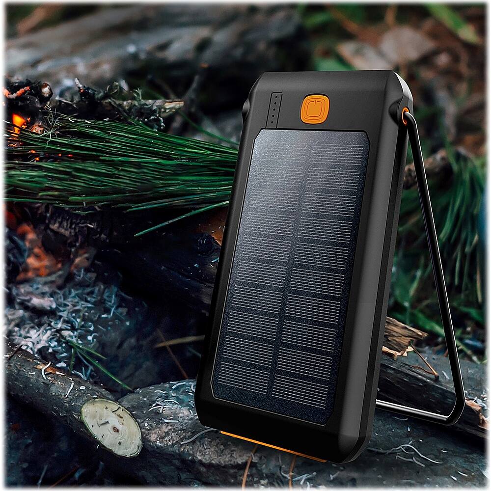Alt View 12. ToughTested - LED10 10,000 mAh Portable Charger for Most USB-Enabled Devices - Black.