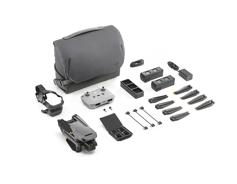 DJI - Geek Squad Certified Refurbished Mavic 3 Fly More Combo Quadcopter with Remote Controller