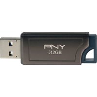 PNY PRO Elite V2 512GB Flash Drive (Black) (P-FD512PROV2-GE)
