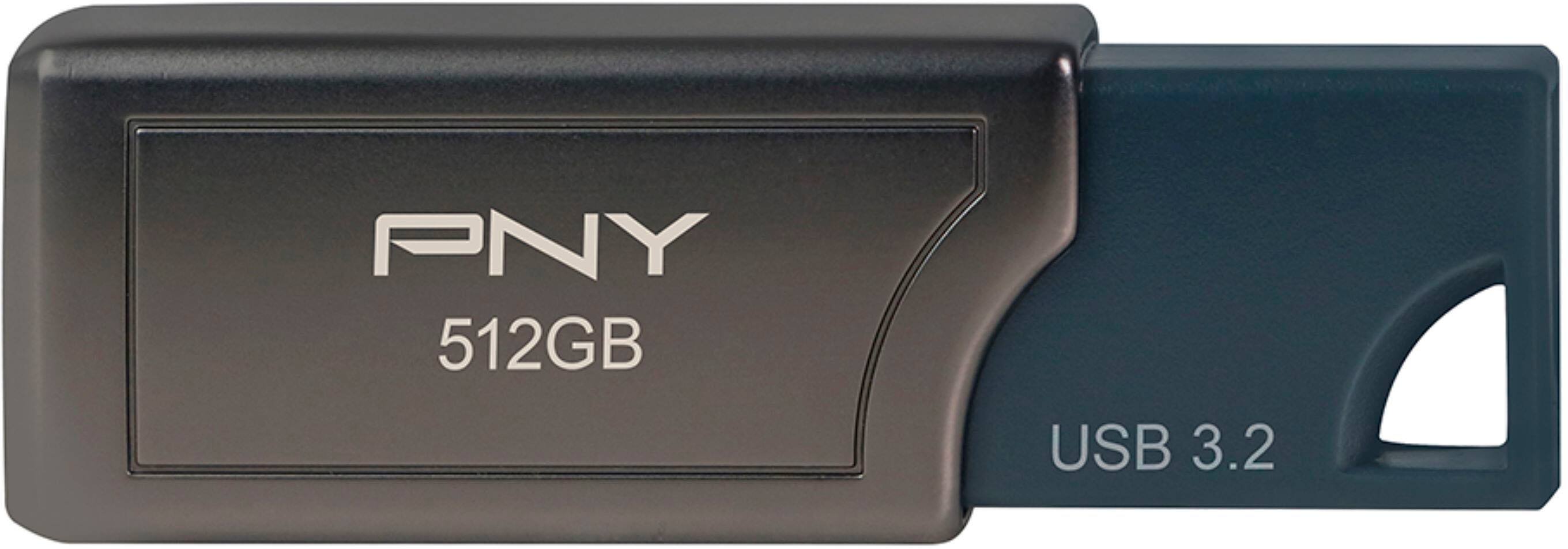Alt View 11. PNY - PRO Elite V2 512GB USB 3.2 Gen 2 Flash Drive - Black.